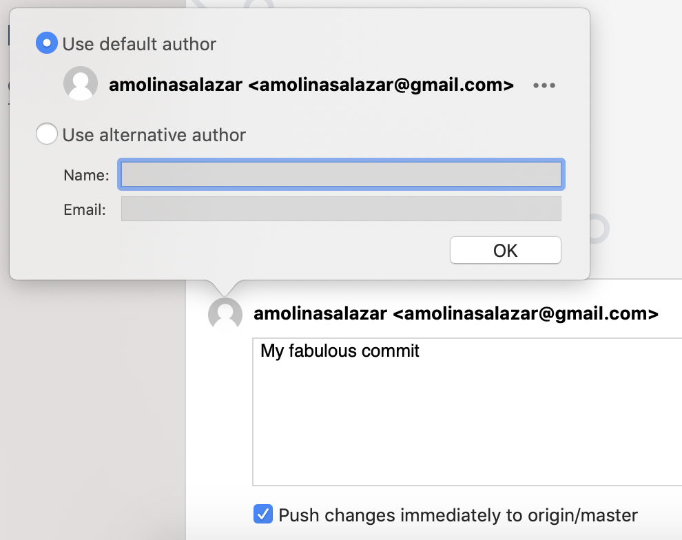 Commit author in Sourcetree