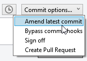 Amend commit