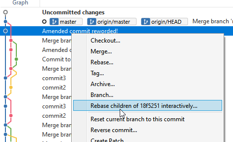 Rebase from SourceTree